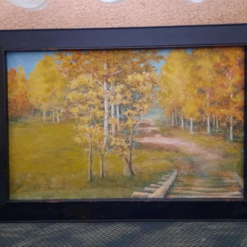 Картина Яблонского "Осенний пейзаж"