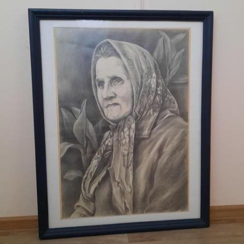 Картина Лузина В. М. "Моя бабушка Юлия Григорьевна Плотникова"